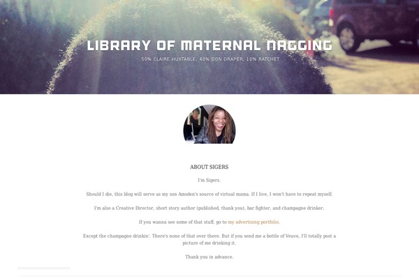 libraryofmaternalnagging.com site used Top100moms