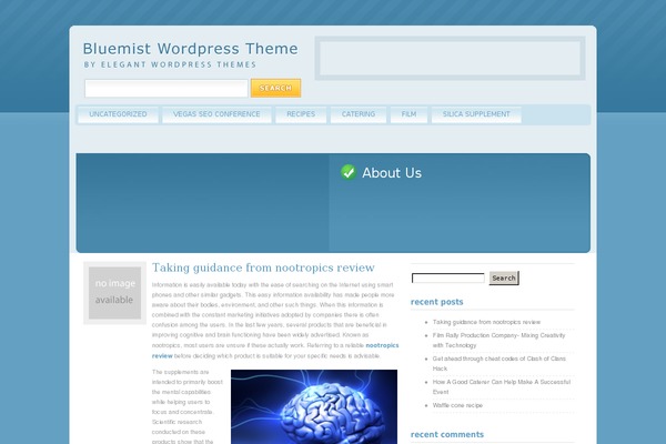 WordPress website example screenshot