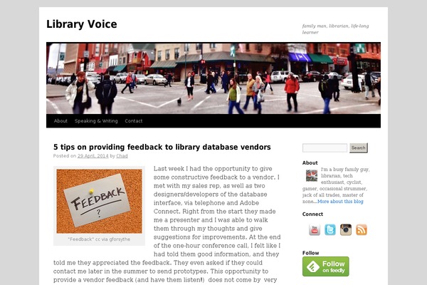 libraryvoice.com site used Twentyten.1.1