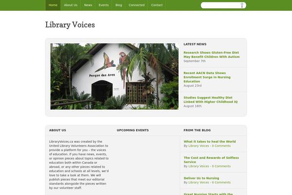 libraryvoices.ca site used Simple-non-profit-theme