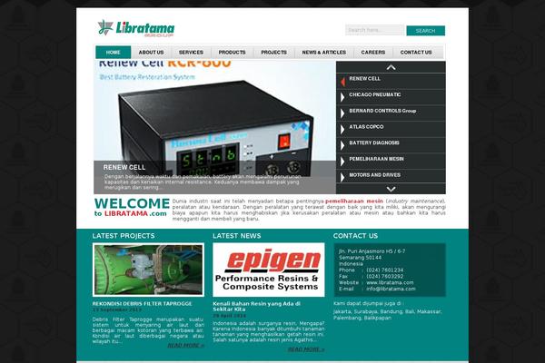 libratama.com site used Libratama