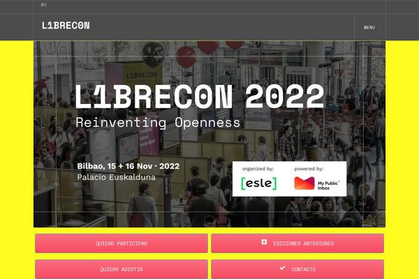 librecon.io site used Librecon2018