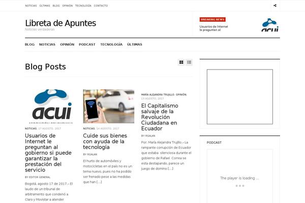libretadeapuntes.com site used Newsmatic-pro-premium