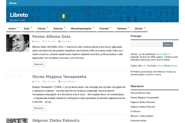 MesoColumn theme site design template sample