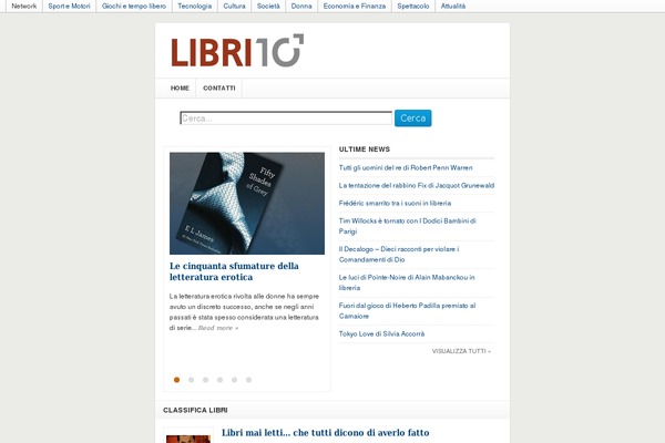 libri10.it site used Weekly-simple