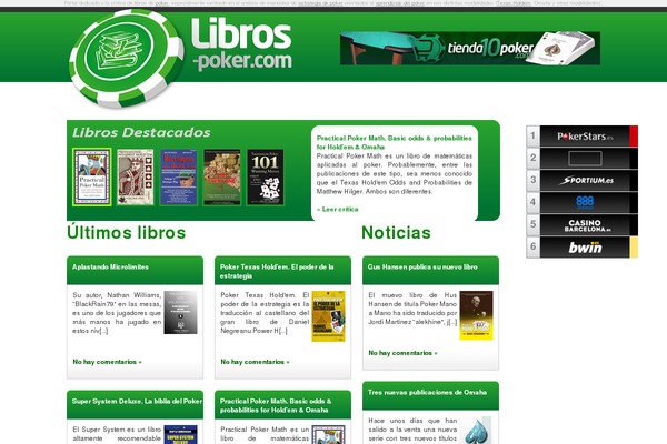 libros-poker.com site used Livrospoker