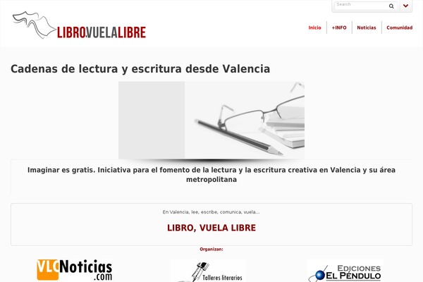 librovuelalibre.com site used Dynamix Child Theme