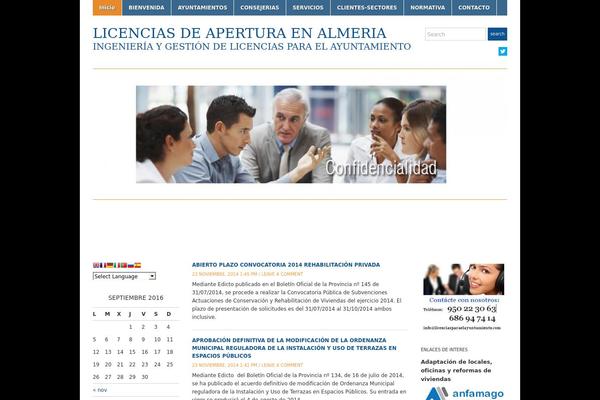 Academica theme site design template sample