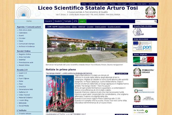 liceotosi.gov.it site used Pasw2015-atosi