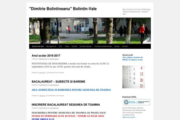 WordPress website example screenshot