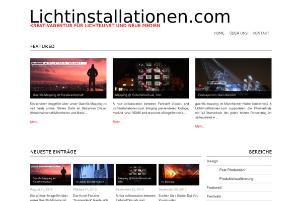 lichtinstallationen.com site used Visual-child