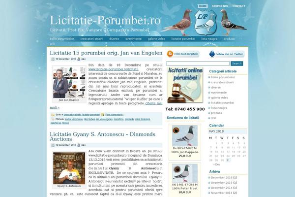 licitatie-porumbei.ro site used Bluecosmos