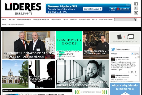 lideresmexicanos.com site used Lideresmexicanos