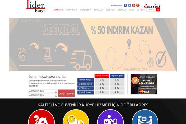 liderkurye.com.tr site used Liderkurye