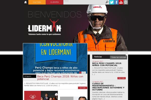 liderman.com.pe site used Liderman