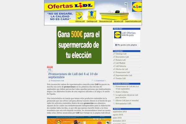 lidlofertas.com site used Glossyblue-1-4-es