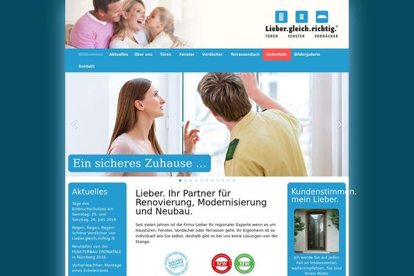 WordPress website example screenshot