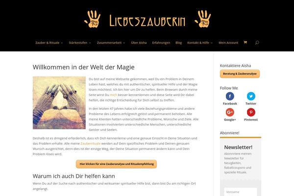 WordPress website example screenshot