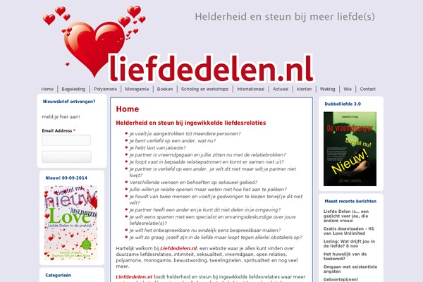 liefdedelen.nl site used Liefdedelen