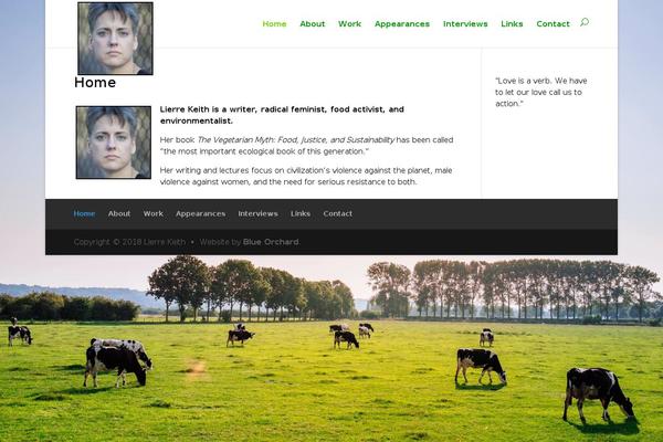 lierrekeith.com site used Lierre-theme