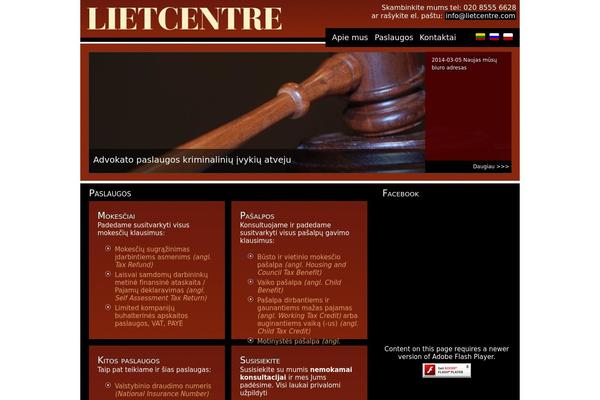 lietcentre.com site used Lietcentre