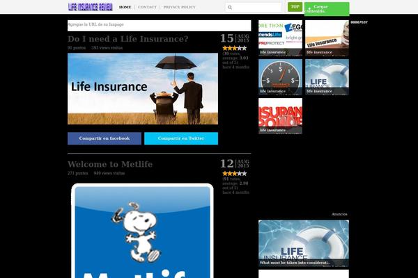 life-insurance-review.com site used Wpviral