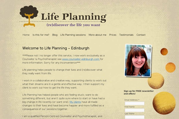 life-planning.co.uk site used Lifeplanning