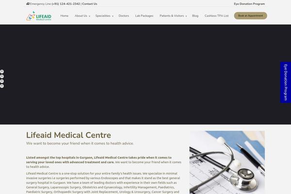 HEALTHFLEX theme site design template sample