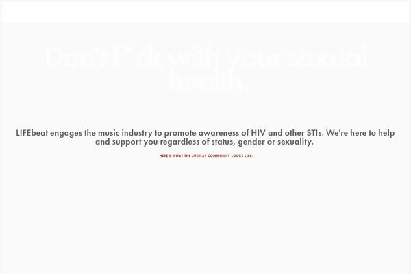 lifebeat.org site used Hiro