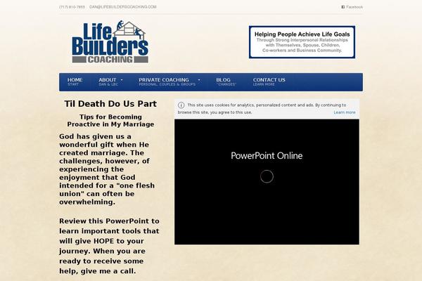 lifebuilderscoaching.com site used Chronicles