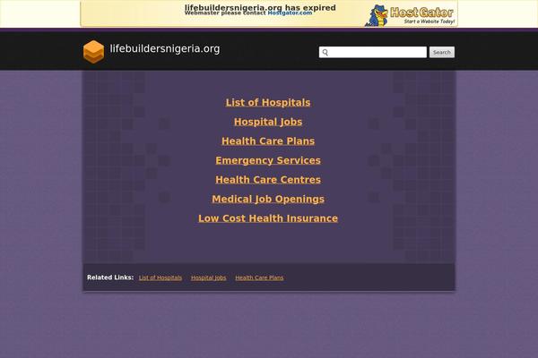 WordPress website example screenshot