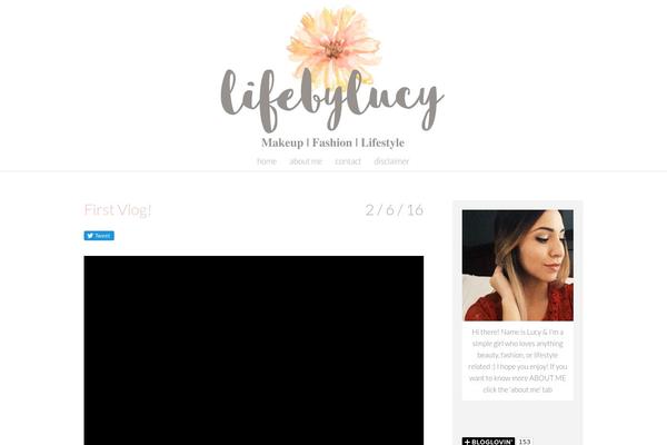 lifebylucy.com site used Marykate-wpcom