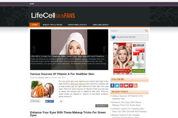 lifecellskinfans.com site used Niferiti