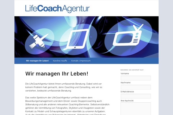 Lifecoach theme site design template sample