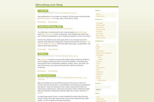 Almost Spring theme site design template sample