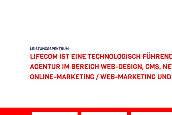 lifecom.ch site used Lifecom