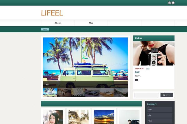 lifeel.biz site used Gorgeous