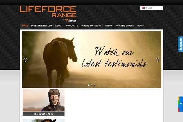 lifeforcehorse.com site used Lifeforce-a