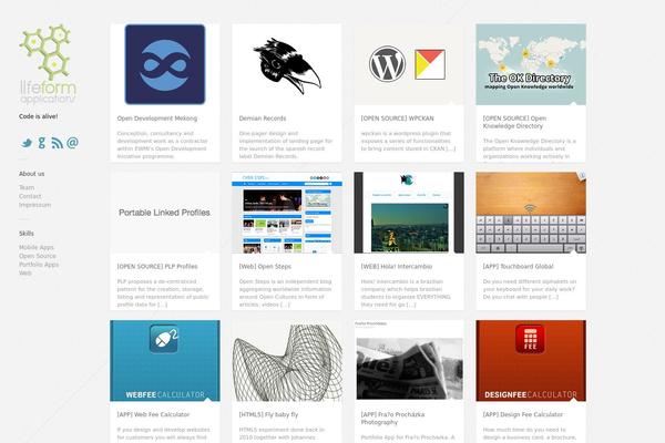 Site using Columns plugin