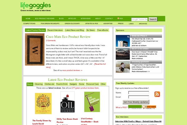 WordPress website example screenshot