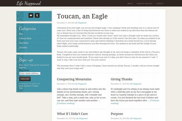 Mocha Child Theme theme site design template sample