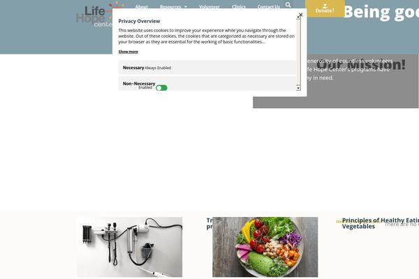 WordPress website example screenshot