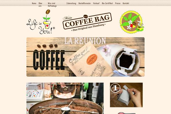 Organico theme site design template sample