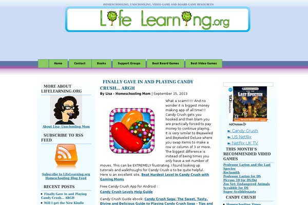 lifelearning.org site used Ambient-glo