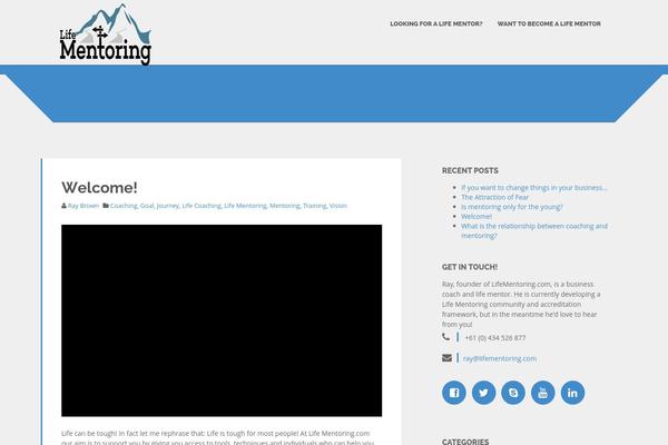 WordPress website example screenshot