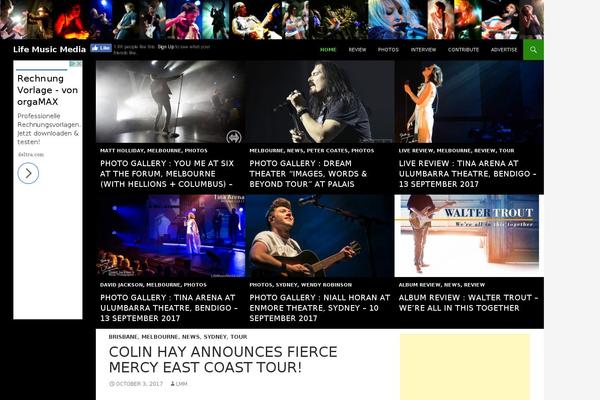 Twenty Fourteen theme site design template sample