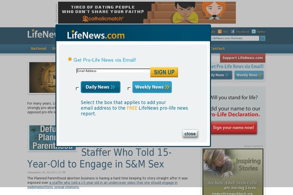 lifenews.com site used Lfn