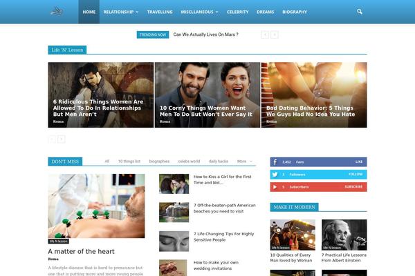 Jannah theme site design template sample