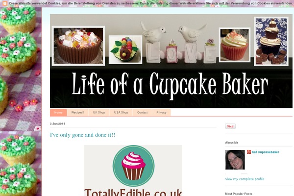 lifeofacupcakebaker.com site used Hoosierhomemade