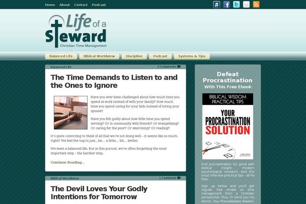 lifeofasteward.com site used Steward-on-standard
